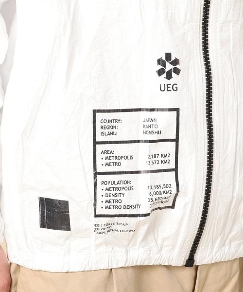 UEG（ユーイージー）の「＜UEG＞ TYVEK TOKYO/ジャケット（マウンテンパーカー・メンズ・ホワイト・MEDIUM/LARGE）」の12枚目の写真