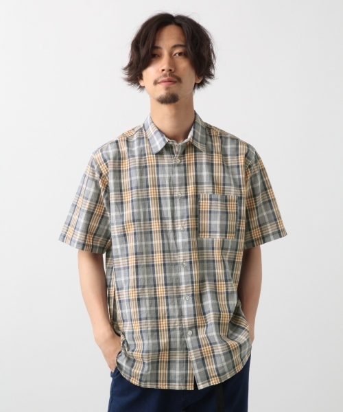 RAGEBLUE（レイジブルー）の「チェックシャツ/801896（シャツ/ブラウス・メンズ・ホワイト/ワインレッド/マスタード/ネイビー・MEDIUM/LARGE/SMALL）」の3枚目の写真