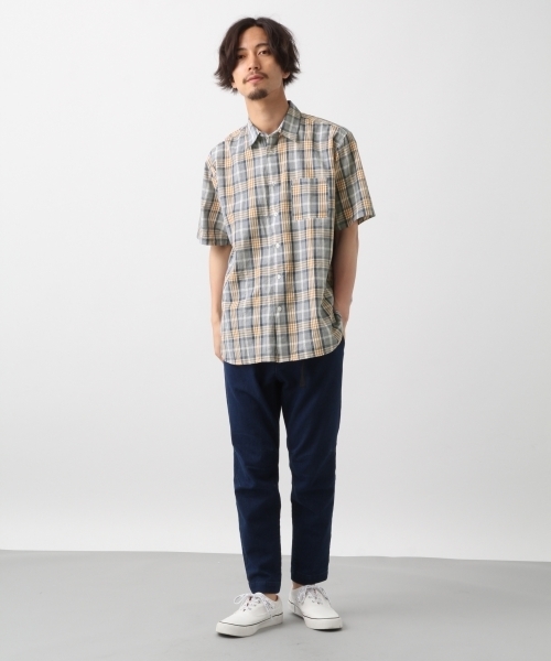 RAGEBLUE（レイジブルー）の「チェックシャツ/801896（シャツ/ブラウス・メンズ・ホワイト/ワインレッド/マスタード/ネイビー・MEDIUM/LARGE/SMALL）」の7枚目の写真