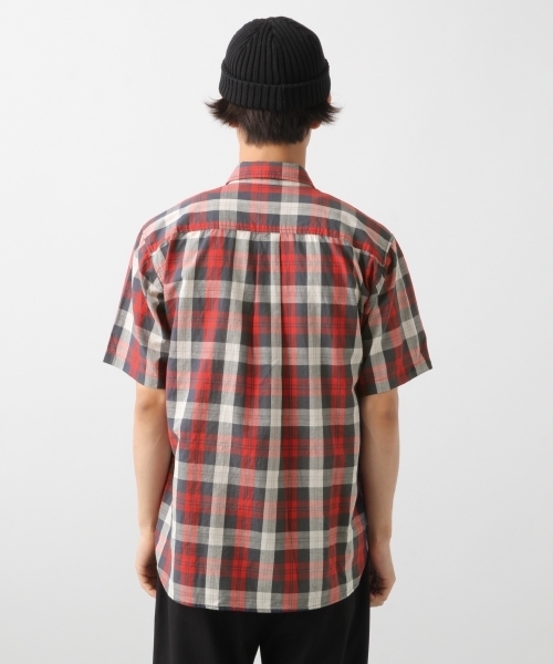 RAGEBLUE（レイジブルー）の「チェックシャツ/801896（シャツ/ブラウス・メンズ・ホワイト/ワインレッド/マスタード/ネイビー・MEDIUM/LARGE/SMALL）」の9枚目の写真