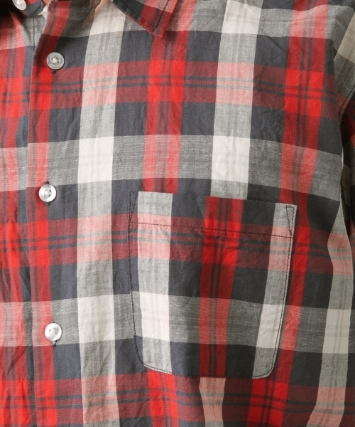 RAGEBLUE（レイジブルー）の「チェックシャツ/801896（シャツ/ブラウス・メンズ・ホワイト/ワインレッド/マスタード/ネイビー・MEDIUM/LARGE/SMALL）」の15枚目の写真