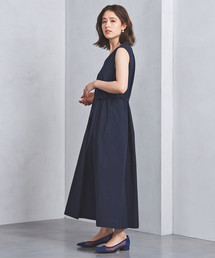 新品タグ付き　UWCS Vネック ベルト ロングワンピース1 UNITED ARROWS（ユナイテッドアローズ）の「UWCS Vネック ベルト