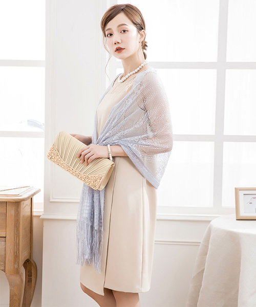 DRESS STAR(ドレス スター)の「フェイクパール×ビジュークラッチバッグ(クラッチバッグ・レディース・ベージュ/ブラック/シルバー・フリー)」の16枚目の写真