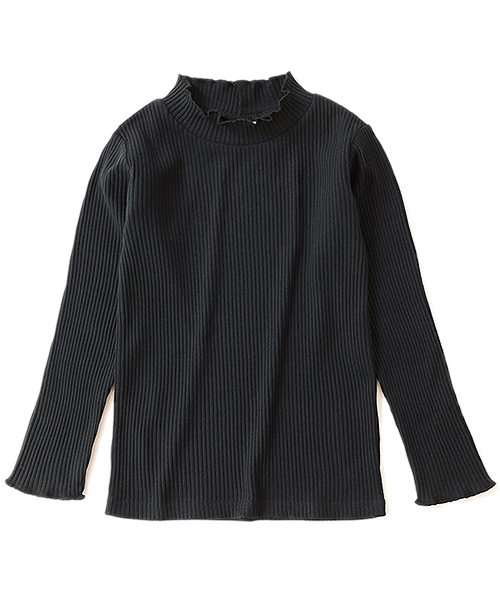 devirock（デビロック）の「リブ長袖Tシャツ（Tシャツ/カットソー・キッズ・ブラック/オフホワイト/杢グレー/パープル系その他/テラコッタ・110cm/100cm/120cm/130cm/140cm/150cm/160cm）」の15枚目の写真