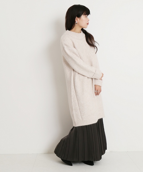 CITYSHOP(シティーショップ)の「シルックサテンプリーツ スカート◆(スカート・レディース・チャコールグレー/グリーン/アイボリー・FREE)」の22枚目の写真