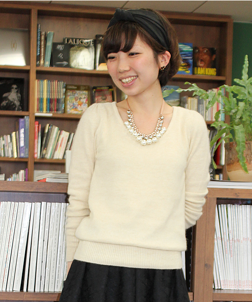 ROPE' PICNIC(ロペピクニック)の「★1/16ヒルナンデス!ご紹介★【WEB限定40サイズ】アンゴラ混パフスリーブプルオーバー(ニット/セーター・レディース・グレー系その他/サンドベージュ/ベージュ/ブルー系/グレー/ピンク・38/40)」の19枚目の写真