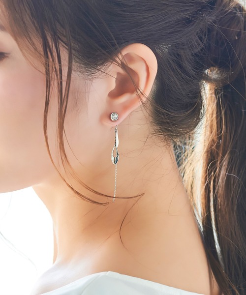セール スタイリッシュリーフマグネットピアス イヤリング Phoebe フィービィー のファッション通販 Zozotown