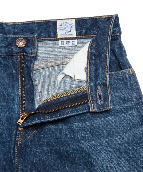 BEAMS BOY（ビームスボーイ）の「orslow × BEAMS BOY / ファームハウス スカート（デニムスカート・レディース・ライトインディゴブルー・0/1）」の7枚目の写真