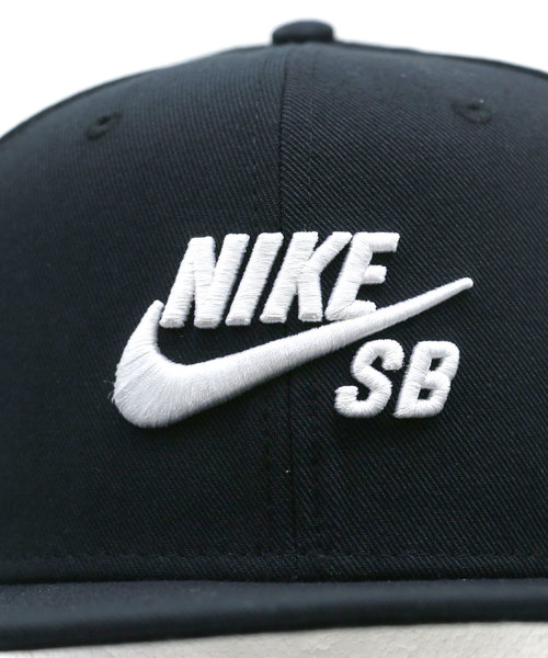 NIKE（ナイキ）の「NIKE/ナイキ ナイキSBアイコンスナップバック（キャップ・メンズ・ブラック・FREE）」の4枚目の写真