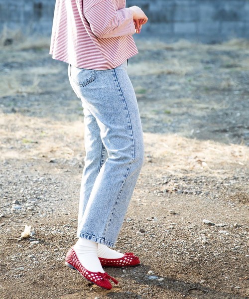 As Know As Pinky アズノゥアズピンキー の Zozo限定 セミワイドデニムパンツ デニムパンツ Wear