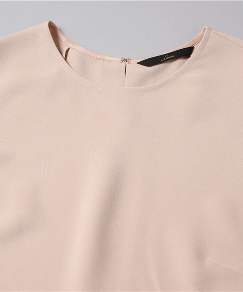 Liesse（リエス）の「【3】ノースリーブブラウス（シャツ/ブラウス・レディース・ブルー/ネイビー/ピンクベージュ・9）」の5枚目の写真