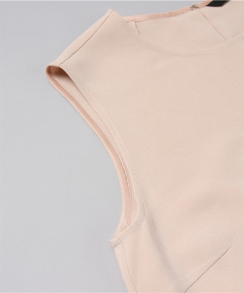 Liesse（リエス）の「【3】ノースリーブブラウス（シャツ/ブラウス・レディース・ブルー/ネイビー/ピンクベージュ・9）」の9枚目の写真