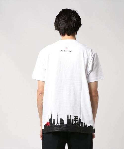 DC(ディーシー)の「半袖Tシャツ DC TOKYO CITY 5126J937(Tシャツ/カットソー・メンズ・ホワイト/ブラック・M/L/XL)」の4枚目の写真