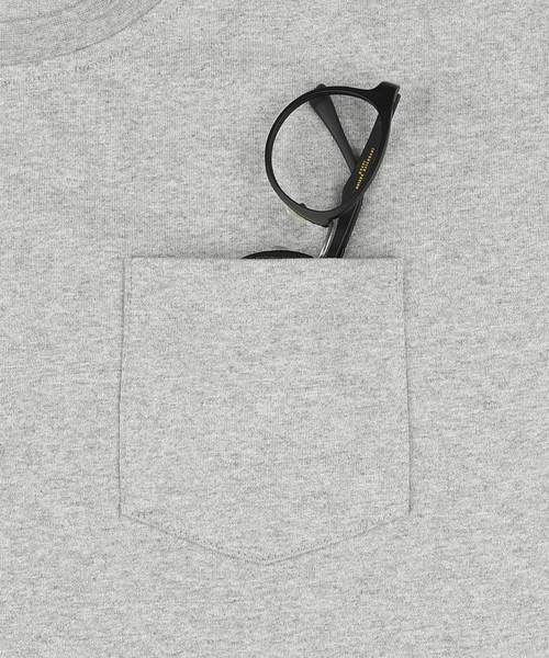 Ressaca（レサーカ）の「USAコットンポケット オーバーサイズTシャツ（Tシャツ/カットソー・メンズ・ホワイト/ブラック/ベージュ/ネイビー/グレー/オリーブ/サックスブルー/ピンク/グリーン/ラベンダー/ワイン/チャコール/ダークブラウン/パープル/ブルー/イエロー・M/L/XL）」の21枚目の写真