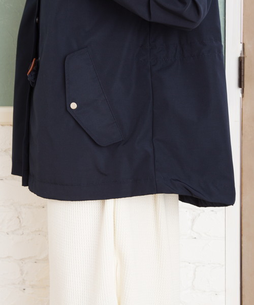 EVLOVE(イヴロヴ)の「ラウンドヘムマウンテンパーカー(マウンテンパーカー・レディース・ブラック/ネイビー・13号/15号/17号)」の12枚目の写真