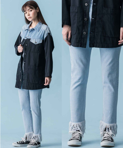 セール】LEVI'S(R) MADE & CRAFTED(R) 501(R) SKINNY FRIDA FRINGE