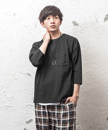 MinoriTY | 8分袖シアサッカーアンサンブル(Tシャツ/カットソー)