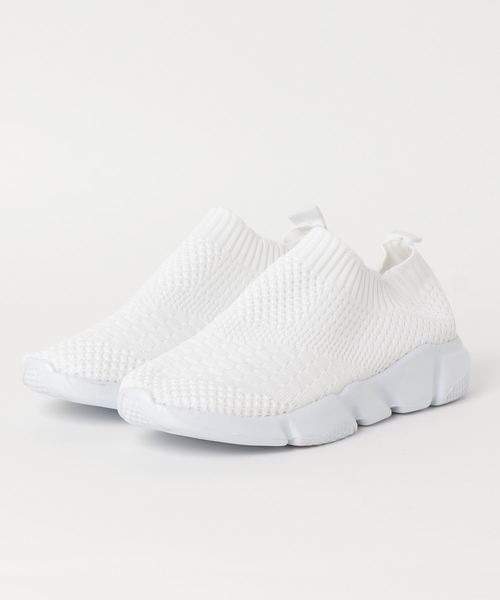 STYLEBLOCK（スタイルブロック）の「軽量ローカットソックススニーカー（スニーカー・レディース・ホワイト/ブラック/グレー/レッド/ピンク・40/38/39/35/36/37）」の8枚目の写真