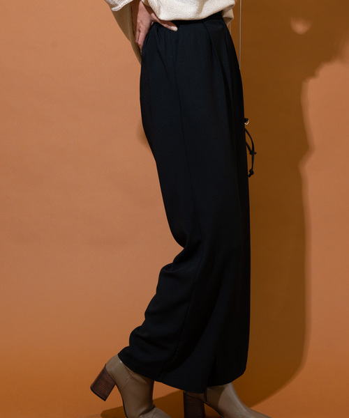 Aunt Marie's（アントマリーズ）の「AUNT MARIE'S ウエストタックスラックス/セットアップ（スラックス・レディース・ブラック/ベージュ/ブラウン・FREE）」の18枚目の写真