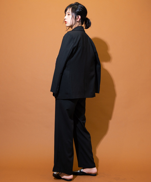 Aunt Marie's（アントマリーズ）の「AUNT MARIE'S ウエストタックスラックス/セットアップ（スラックス・レディース・ブラック/ベージュ/ブラウン・FREE）」の8枚目の写真