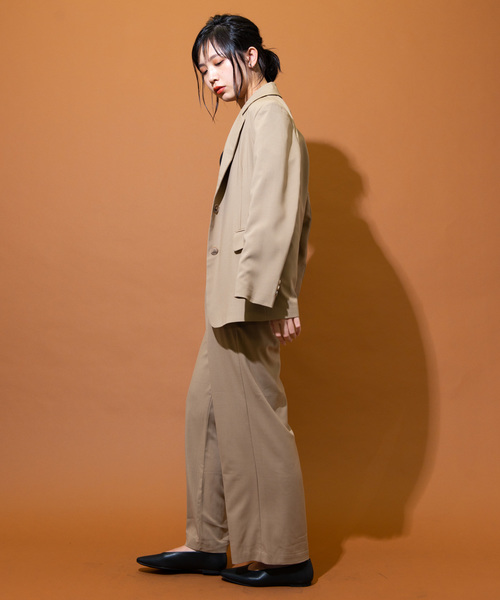 Aunt Marie's（アントマリーズ）の「AUNT MARIE'S ウエストタックスラックス/セットアップ（スラックス・レディース・ブラック/ベージュ/ブラウン・FREE）」の17枚目の写真