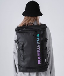 【FILA/フィラ】ボックスリュック 大容量 30L 生活防水 撥水 PC収納・通学通勤 バックパック