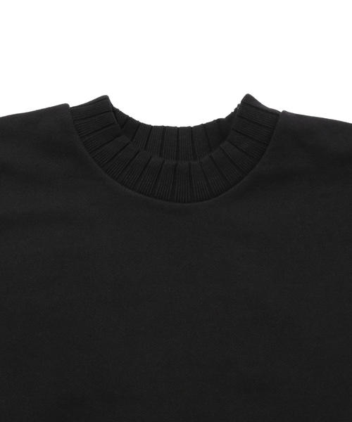 MONKEY TIME(モンキータイム)の「<monkey time> URAKE WIDE RIB MOCK/スウェット ◇(スウェット・メンズ・ブラック/ダークブラウン/ナチュラル/グレー/ライラック・LARGE/SMALL/MEDIUM/X-LARGE)」の12枚目の写真