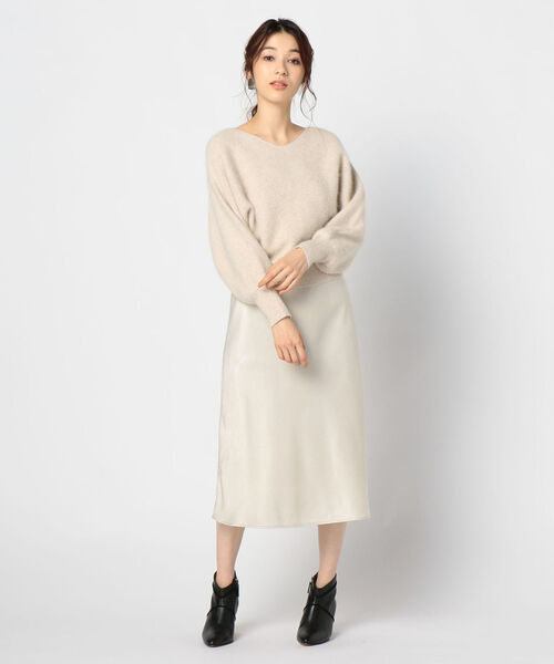 セール ニットコンビサテンワンピース ワンピース Nolley S Sophi ノーリーズソフィ のファッション通販 Zozotown