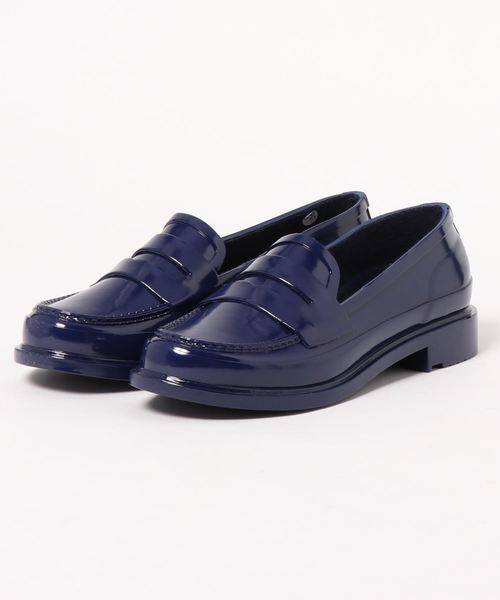 HUNTER（ハンター）の「ORIGINAL PENNY LOAFER（レインシューズ・レディース・グレー×ホワイト/ネイビー×ホワイト/グリーン/グレー/ブルー/ブラウン/ブラック/ネイビー・UK3/UK5/UK6/UK4）」の7枚目の写真