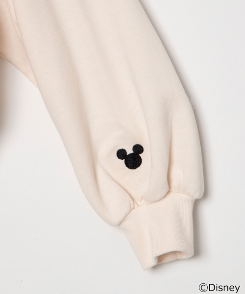 Disney（ディズニー）の「∴WEGO/Disneyワンポイントショートパーカー（パーカー・レディース・ブラック/ピンク/グリーン/アイボリー・FREE）」の21枚目の写真