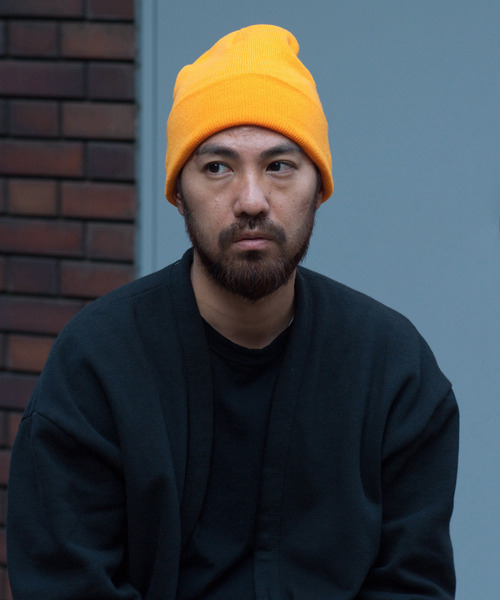 Code Kelly（コードケリー）の「OTTO × Code Kelly Short Knit Cap / オットー×コードケリー ショートニットキャップ（ニットキャップ/ビーニー・メンズ・ネイビー/ブラック/マスタード/オレンジ/グリーン/イエロー・FREE）」の11枚目の写真