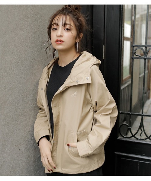 KANGOL(カンゴール)の「【KANGOL EXTRA COMFORT(カンゴール エクストラ コンフォート)】マウンテンパーカー(マウンテンパーカー)」|ベージュ