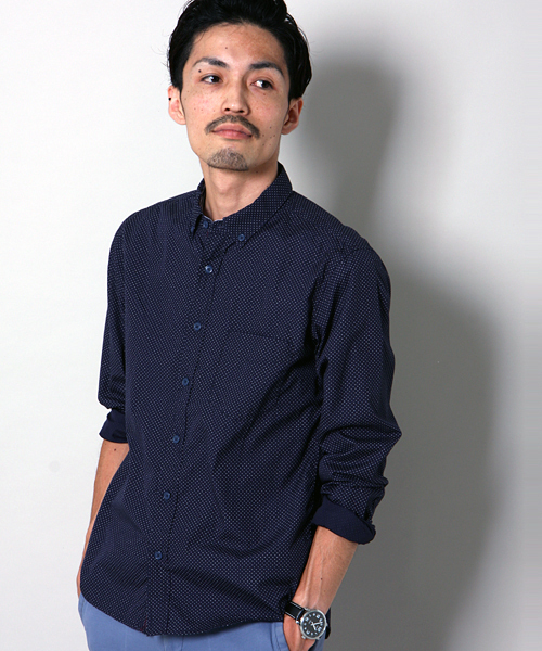 MEN'S MELROSE（メンズメルローズ）の「MASTER FRAMEベーシックシャツ（シャツ/ブラウス・メンズ・その他3/ストライプ/ドット/チェック・MEDIUM/LARGE/X-LARGE）」の3枚目の写真