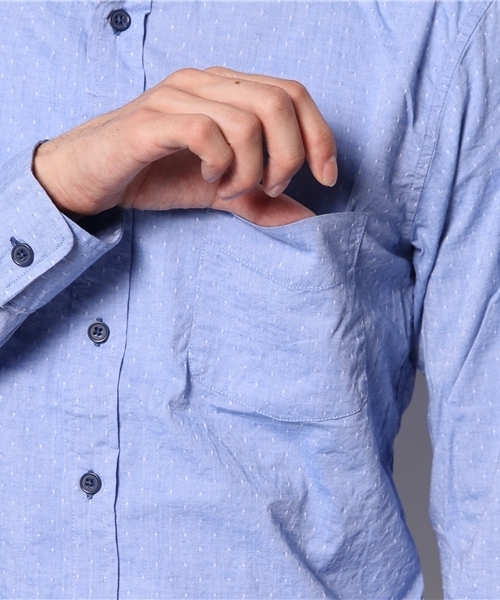 MEN'S MELROSE（メンズメルローズ）の「MASTER FRAMEベーシックシャツ（シャツ/ブラウス・メンズ・その他3/ストライプ/ドット/チェック・MEDIUM/LARGE/X-LARGE）」の6枚目の写真