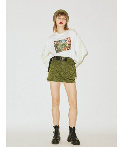 jouetie（ジュエティ）の「フォトペーストロンT（Tシャツ/カットソー・レディース・オフホワイト/ブラック/ライトブルー・MEDIUM）」の22枚目の写真