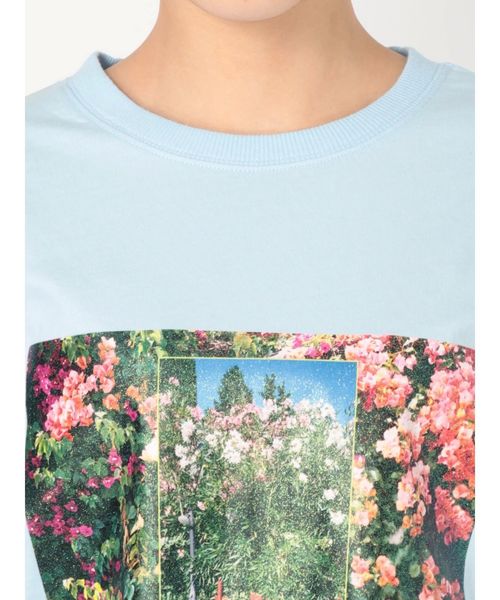 jouetie（ジュエティ）の「フォトペーストロンT（Tシャツ/カットソー・レディース・オフホワイト/ブラック/ライトブルー・MEDIUM）」の12枚目の写真