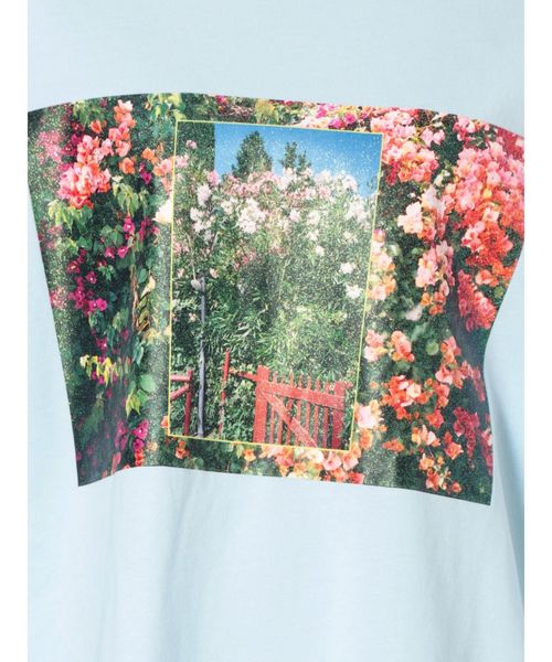 jouetie（ジュエティ）の「フォトペーストロンT（Tシャツ/カットソー・レディース・オフホワイト/ブラック/ライトブルー・MEDIUM）」の7枚目の写真