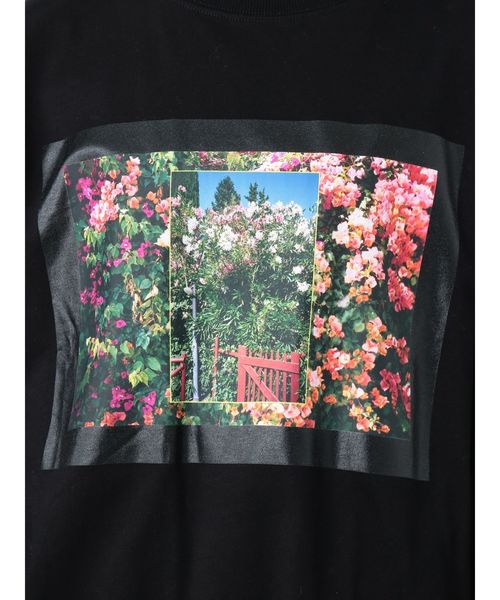 jouetie（ジュエティ）の「フォトペーストロンT（Tシャツ/カットソー・レディース・オフホワイト/ブラック/ライトブルー・MEDIUM）」の5枚目の写真