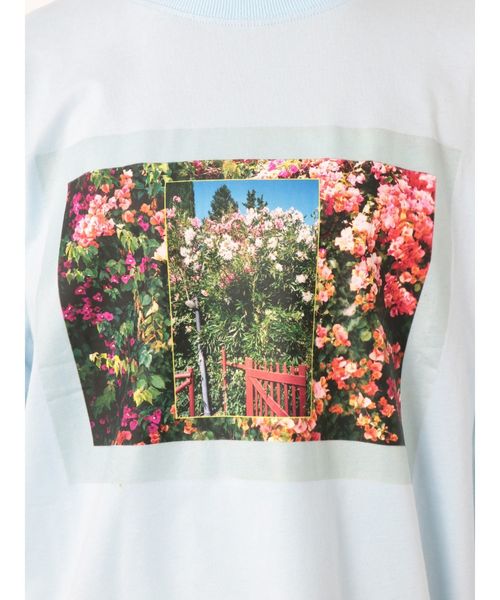 jouetie（ジュエティ）の「フォトペーストロンT（Tシャツ/カットソー・レディース・オフホワイト/ブラック/ライトブルー・MEDIUM）」の4枚目の写真