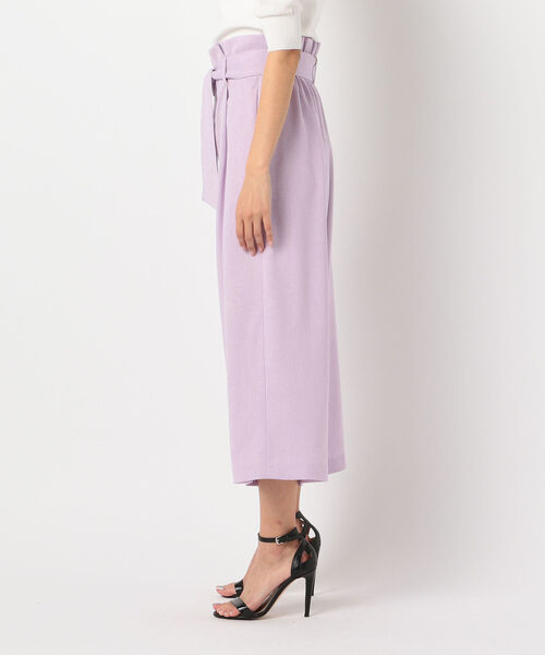 NOLLEY’S（ノーリーズ）の「[新色追加]麻調合繊ワイドパンツ（その他パンツ・レディース・ベージュ/ネイビー/ラベンダー/ピンク/グレー系その他/グレイッシュブルー・34/36/38）」の14枚目の写真
