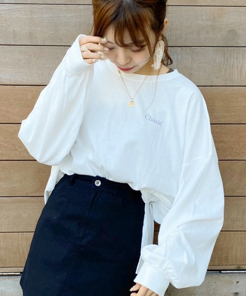 apres jour（アプレジュール）の「アソートBIGロンT【ZOZOTOWN限定アイテム】（Tシャツ/カットソー・レディース・ライトベージュ/その他/アイボリー/オフホワイト・フリー）」の2枚目の写真