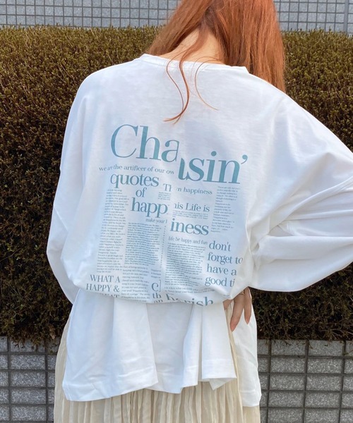 apres jour（アプレジュール）の「アソートBIGロンT【ZOZOTOWN限定アイテム】（Tシャツ/カットソー・レディース・ライトベージュ/その他/アイボリー/オフホワイト・フリー）」の4枚目の写真