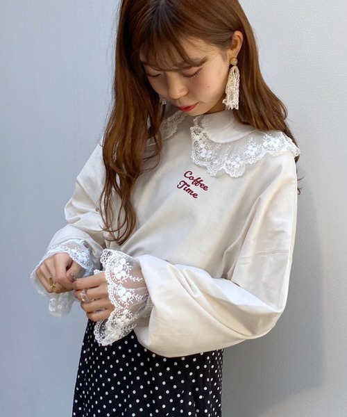 apres jour（アプレジュール）の「アソートBIGロンT【ZOZOTOWN限定アイテム】（Tシャツ/カットソー・レディース・ライトベージュ/その他/アイボリー/オフホワイト・フリー）」の9枚目の写真