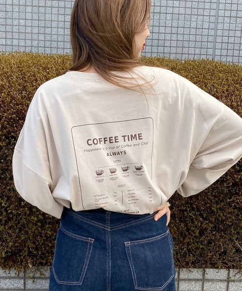 apres jour（アプレジュール）の「アソートBIGロンT【ZOZOTOWN限定アイテム】（Tシャツ/カットソー・レディース・ライトベージュ/その他/アイボリー/オフホワイト・フリー）」の6枚目の写真