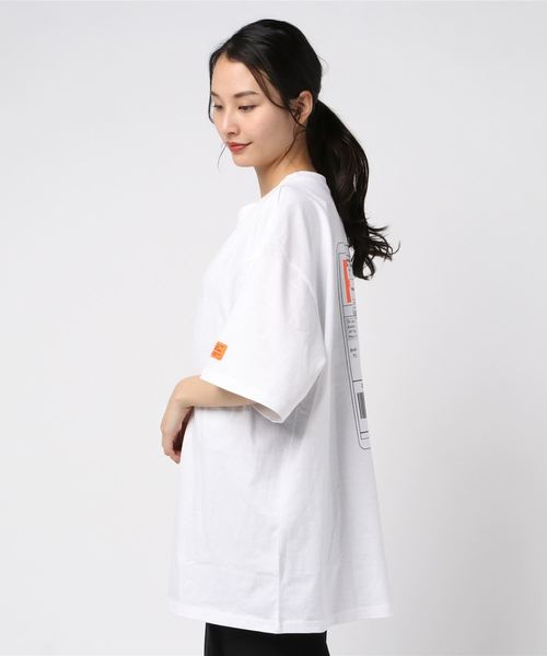 DING（ディング）の「DING/USPSビッグシルエットTシャツ（Tシャツ/カットソー・レディース・ホワイト/杢グレー/ブラック・FREE）」の6枚目の写真