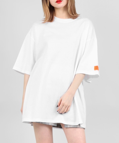 DING（ディング）の「DING/USPSビッグシルエットTシャツ（Tシャツ/カットソー・レディース・ホワイト/杢グレー/ブラック・FREE）」の2枚目の写真