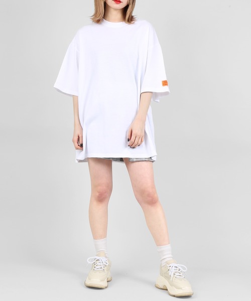 DING（ディング）の「DING/USPSビッグシルエットTシャツ（Tシャツ/カットソー・レディース・ホワイト/杢グレー/ブラック・FREE）」の7枚目の写真