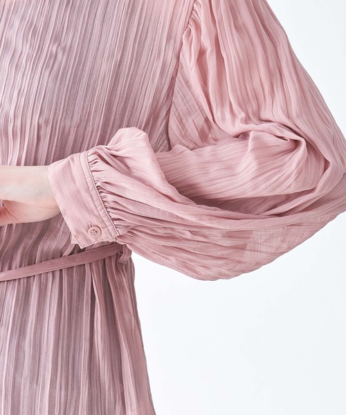 Rope&#39; Picnic - 【美品】ロペピクニック　ブラウス　フリル袖　半袖　ピンク　シフォン 美品】ロペピクニック ブラウス フリル袖 半袖 ピンク シフォン