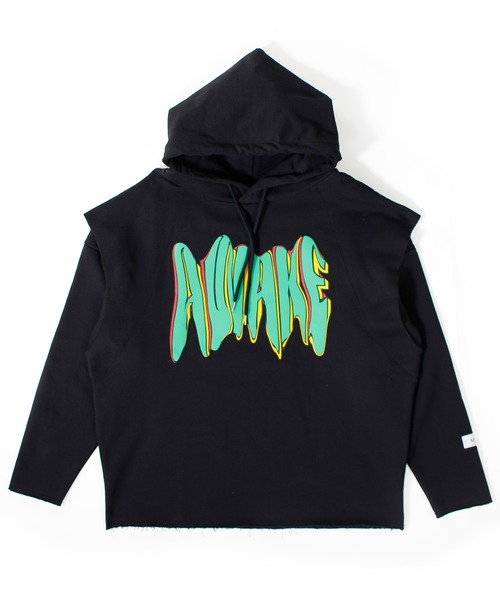 MYne（マイン）の「MYne マイン / AWAKE printed docking hoodie