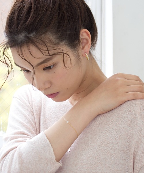 K14gold Filled 一粒淡水パールブレスレット ブレスレット Juicy Juicy Rock ジューシーロック のファッション
